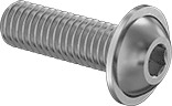 5mm x 16mm Stainless Steel Flanged Button Head Screw - KLR 650