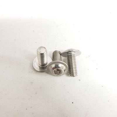 6mm x 14mm Stainless Steel Flanged Button Head Screw - KLR 650