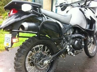 klr 650 pannier racks