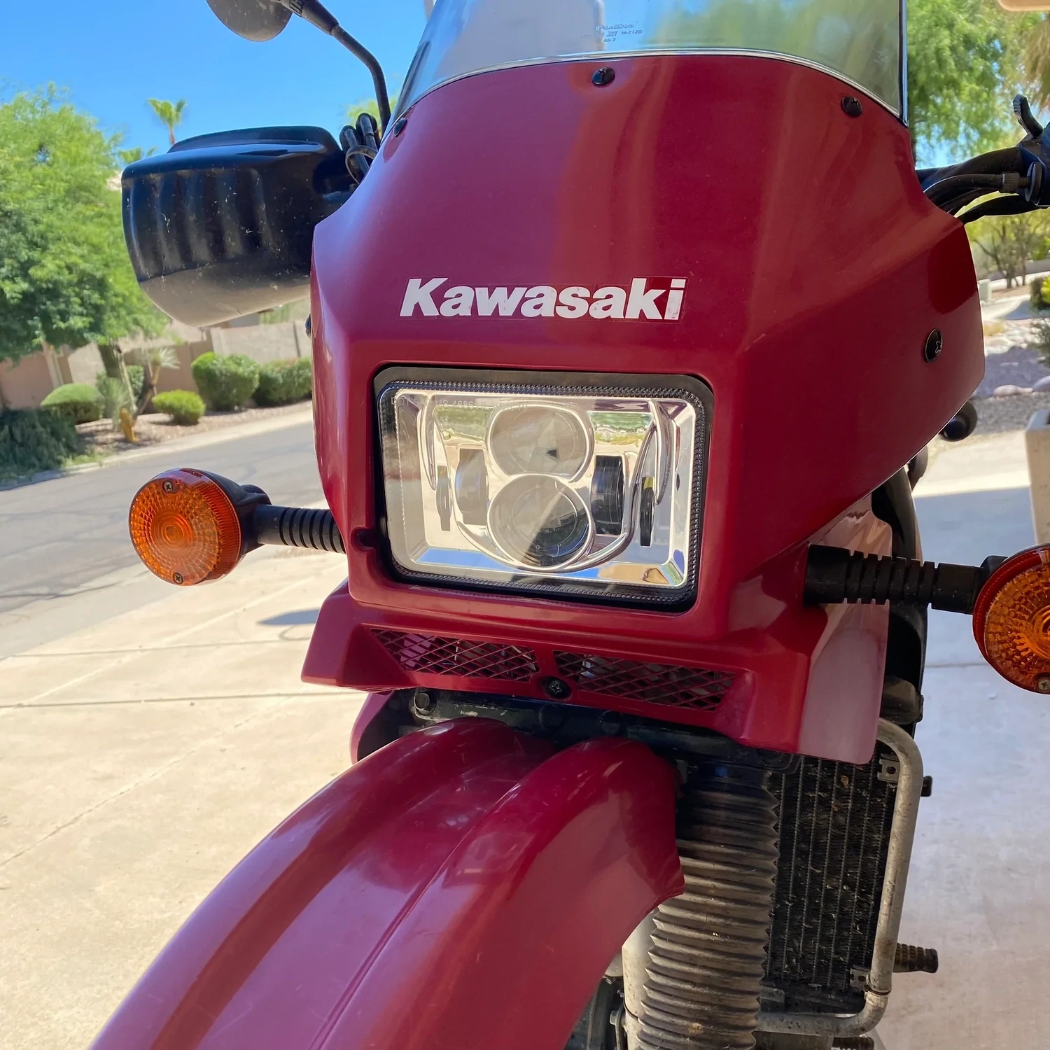 JNS Engineering KLR650 NEW DOT LED Headlight Kit (1987-2007)