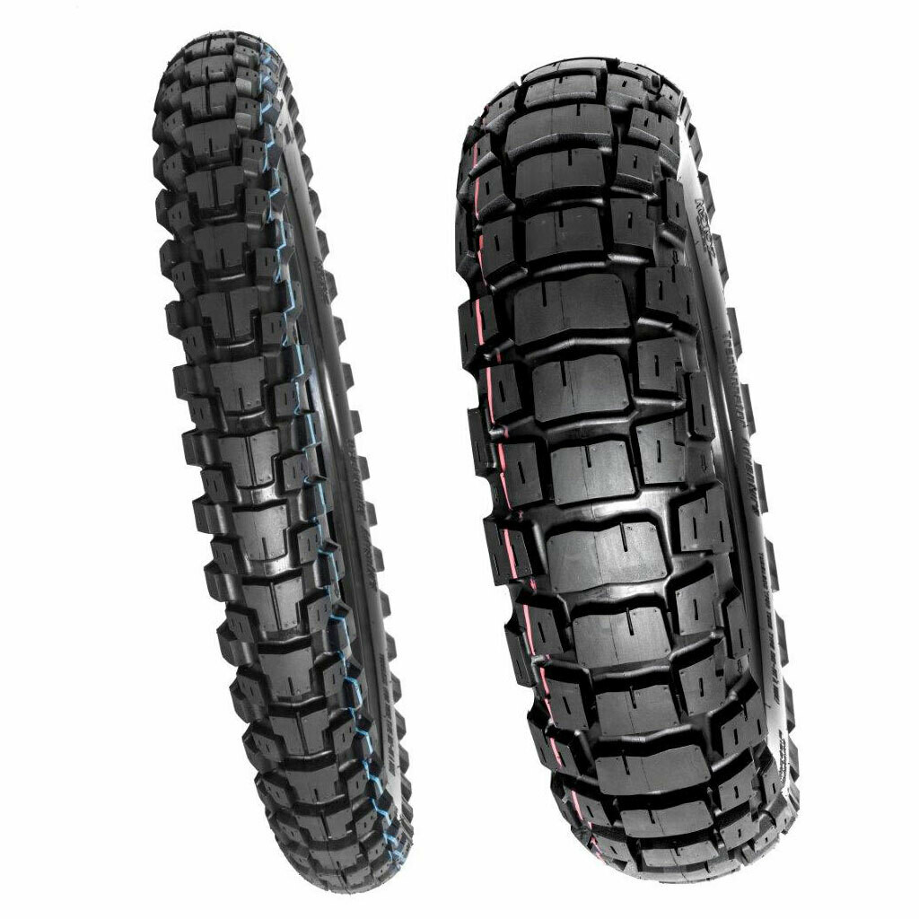 Motoz Tractionator Adventure / Dual Venture Tire Set ( 130/80-17 &amp; 90/90-21)