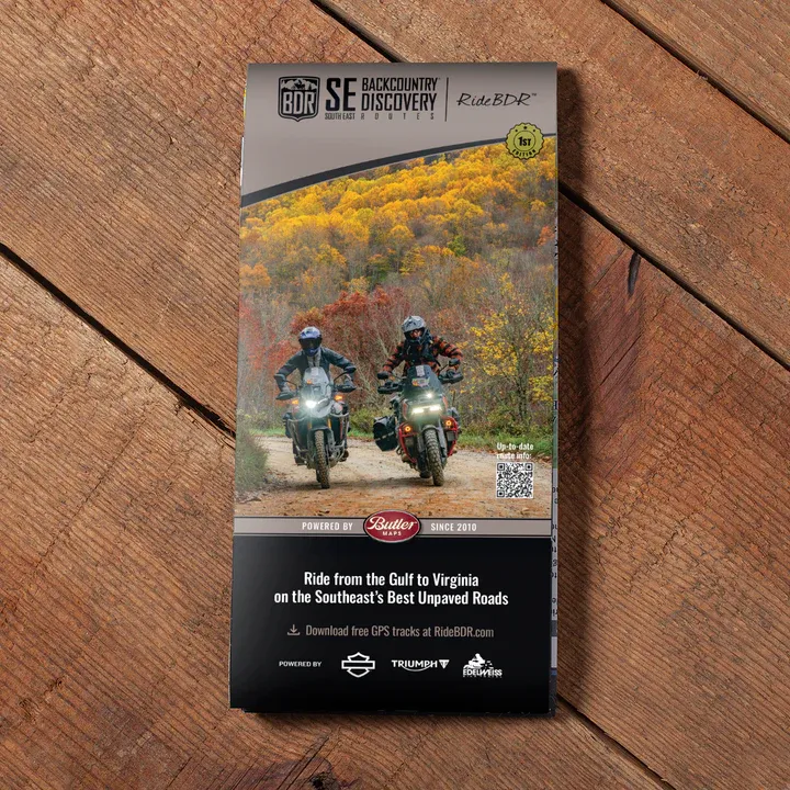 Butler Maps Southeast Backcountry Discovery Route (SEBDR) Map