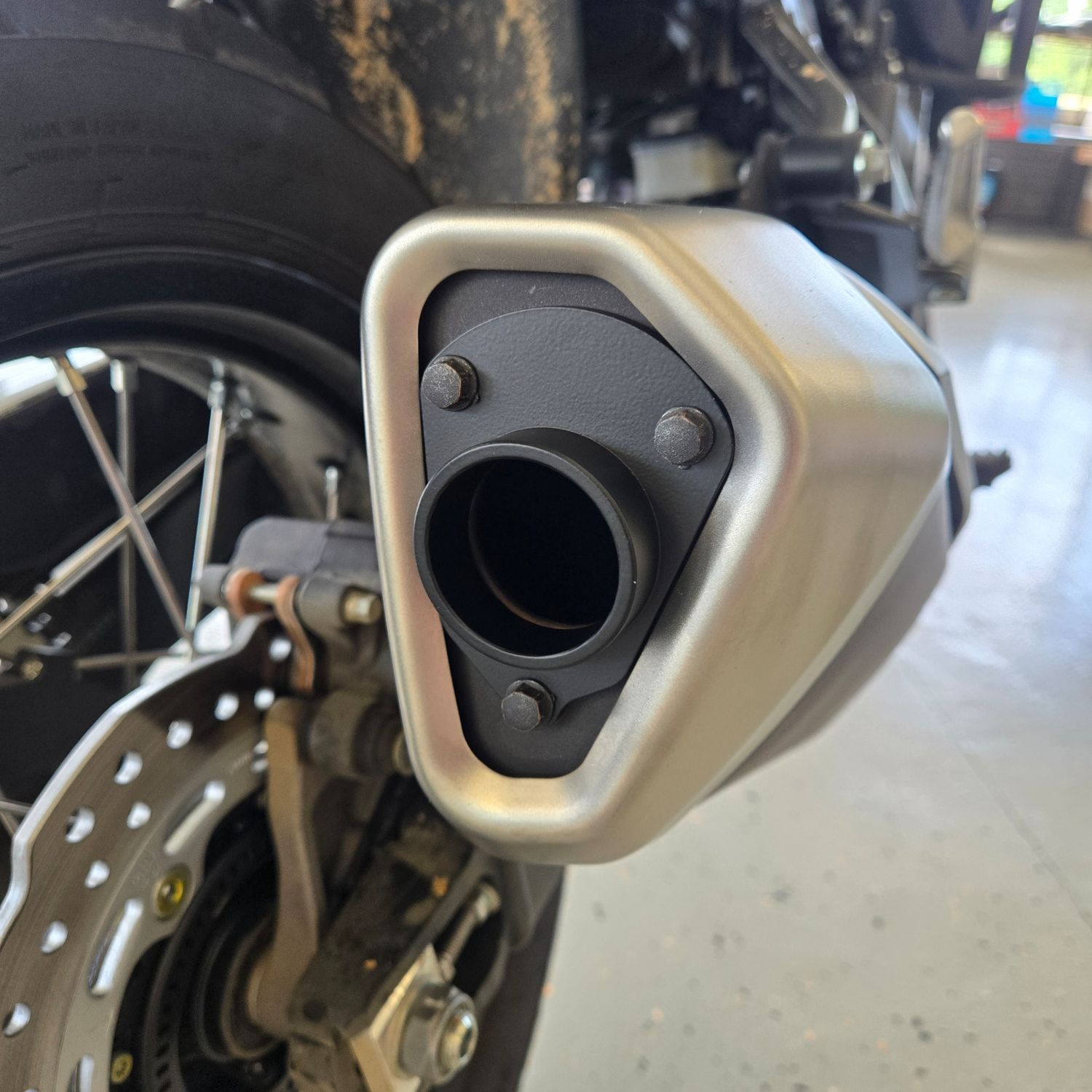 Honda Transalp XL750 Exhaust Tip by 3D Cycle Parts 2023-2025