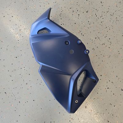 2025 KLR650 Engine Shroud LH Metallic Matte Twilight Blue  OEM