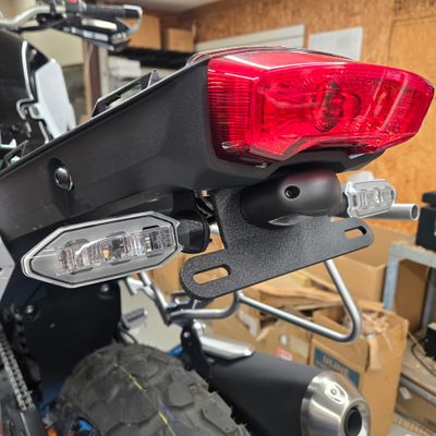 2026-up KLE500 Tag Relocation Kit (License Plate Bracket)