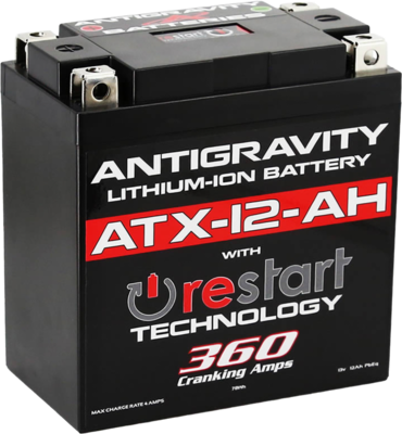 Antigravity Lithium Battery w/ Restart ATX12-AH-RS 360 CA 1987-2018 KLR650