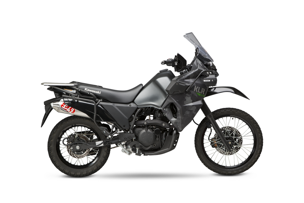 Yoshimura KLR650 2022-up Race RS-2 Stainless Slip-On Exhaust