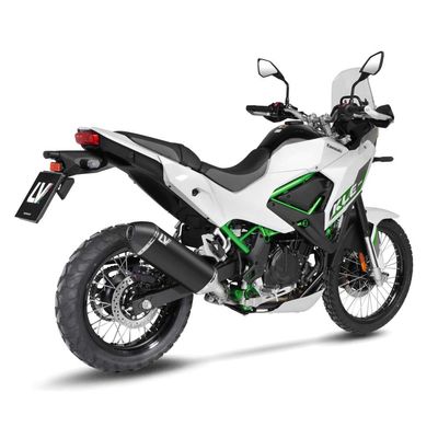 LeoVince LV-14 Black Edition Slip-On Exhaust — Kawasaki KLE 500 (2026)