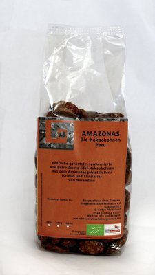 Amazonas Kakaobohnen BIO geröstet, 200 gr
