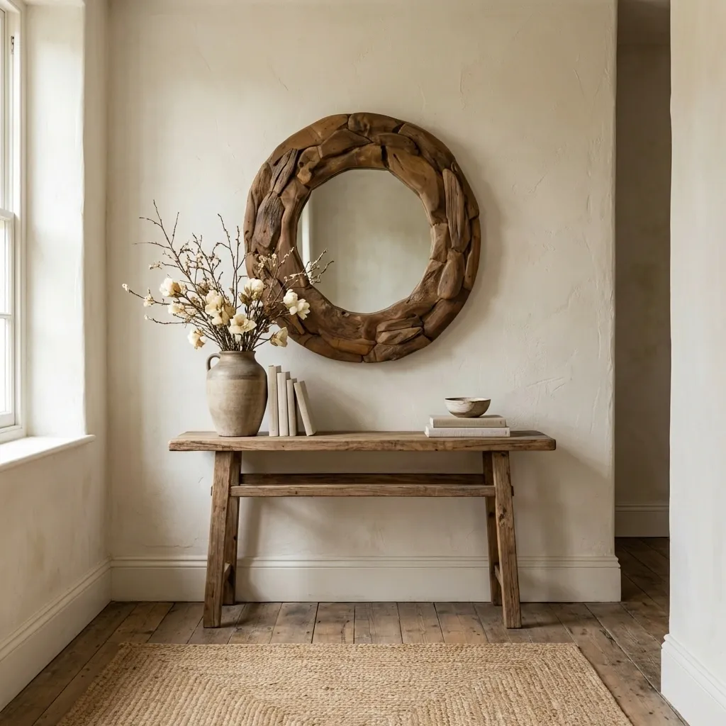 Circular Root Piece Mirror