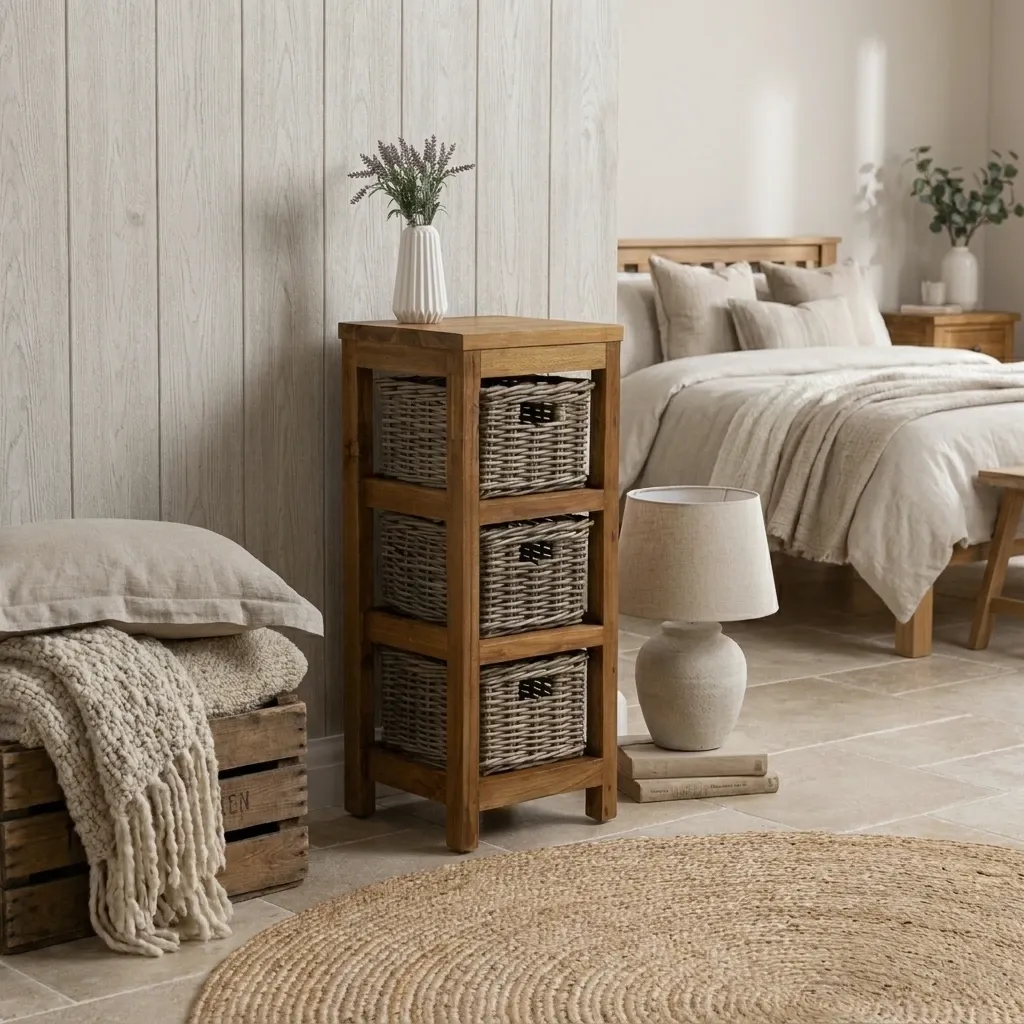 3 Basket Storage Unit