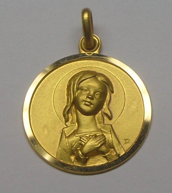 Virgen niña clásica con o sin bisel