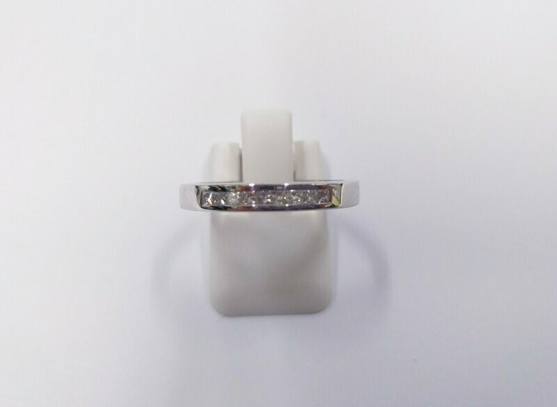Anillo oro 18k diamantes naturales