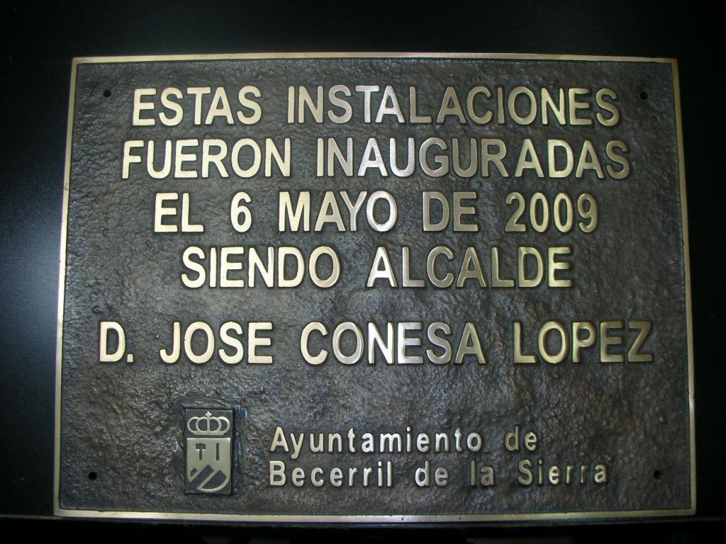 PLACA BRONCE EXTERIOR