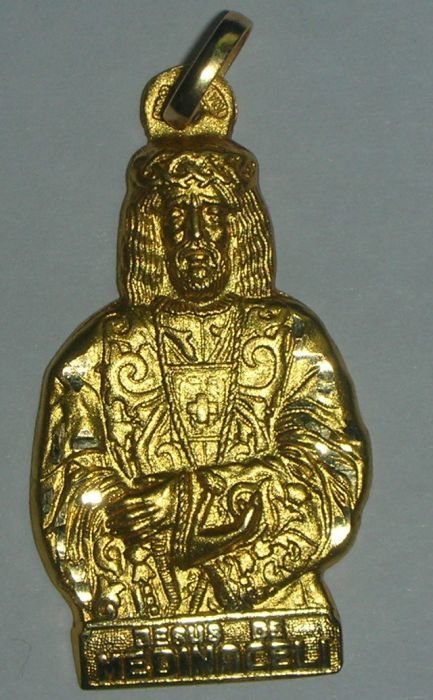 MEDALLA DEL CRISTO  DE MEDINACELI SILUETA