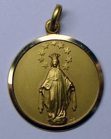 MEDALLA DE LA MILAGROSA REDONDA