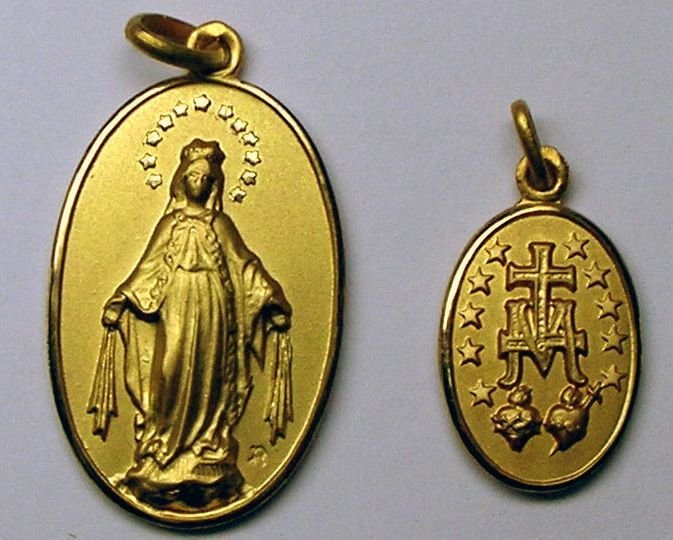 MEDALLA DE LA MILAGROSA OVAL
