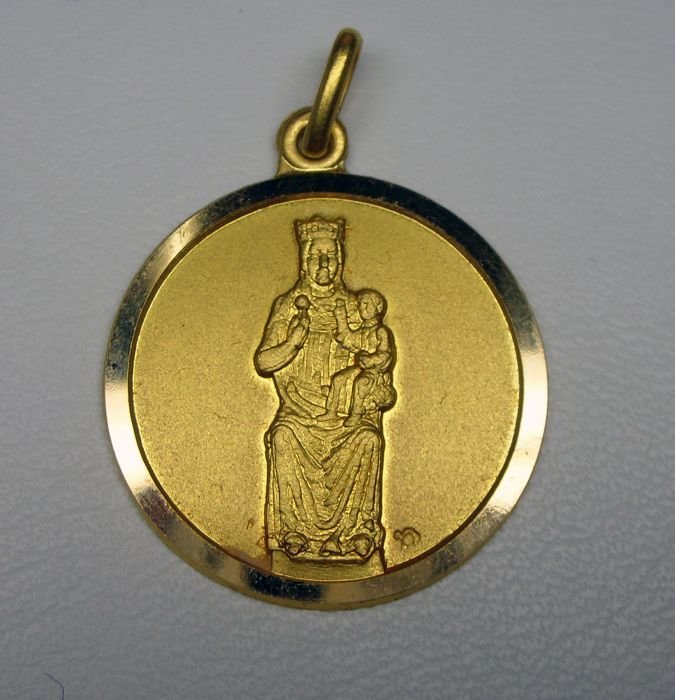 MEDALLA DE LA VIRGEN BLANCA