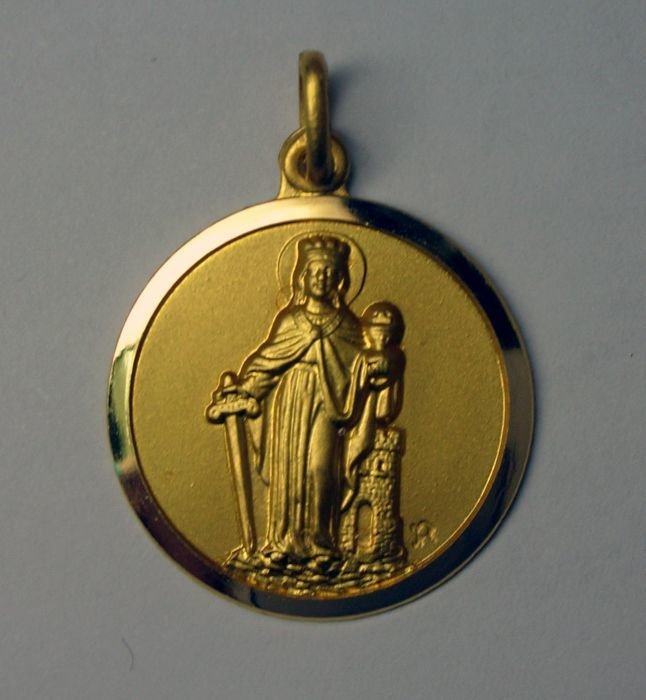 MEDALLA DE SANTA BARBARA (CUERPO ENTERO)