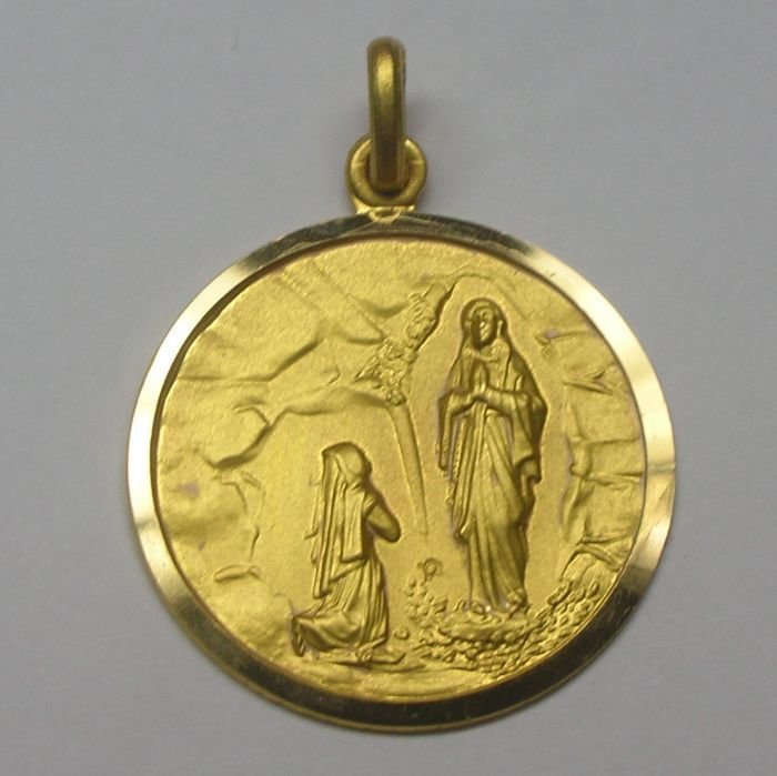 MEDALLA DE LA VIRGEN DE LOURDES