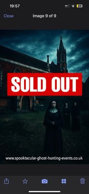 &#39; The Nunnery&#39; Ghost Hunt- 06/12/2025-£35 P/P