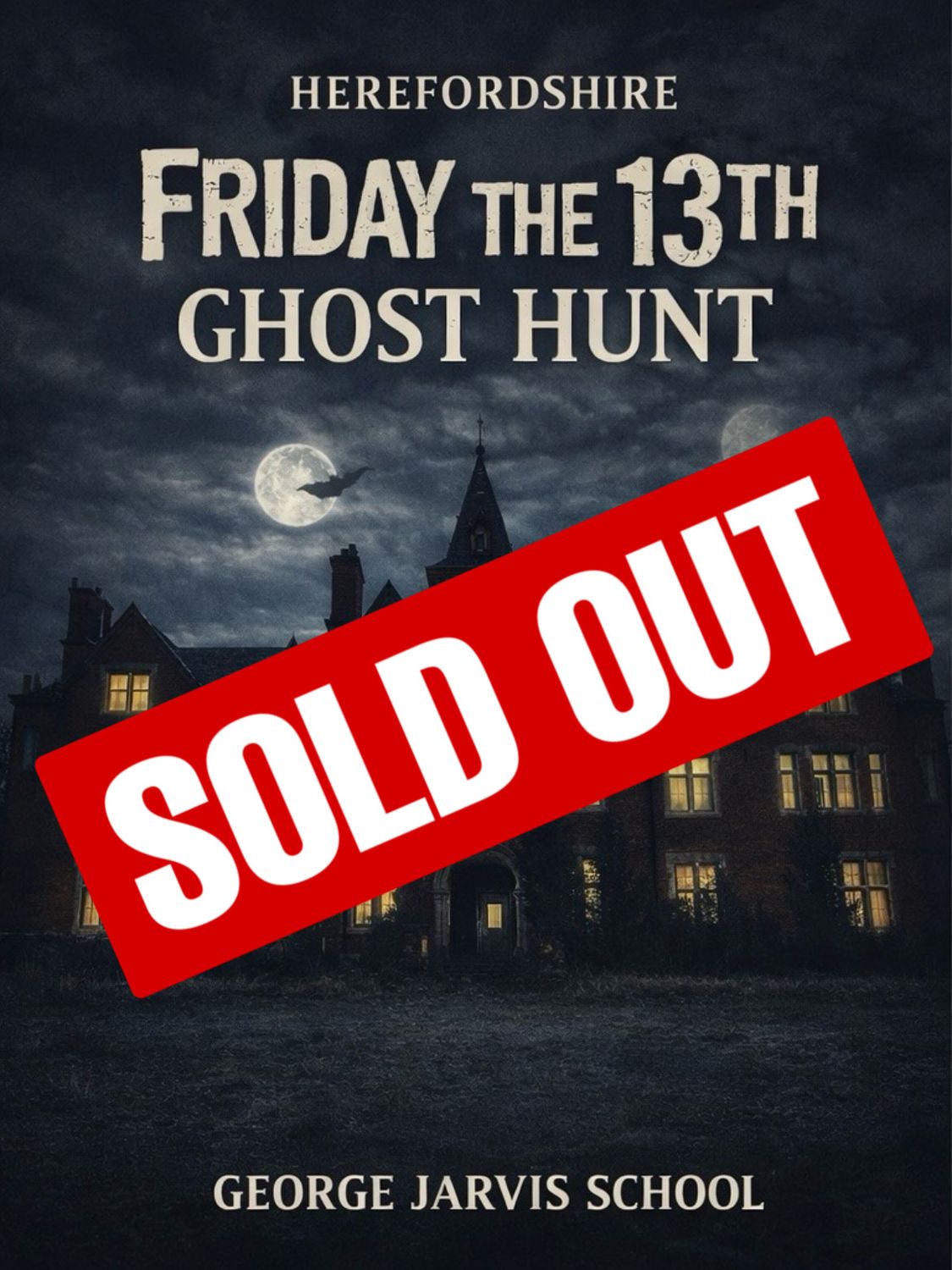 The George Jarvis Boarding School Ghost Hunt- 13/02/2026 - £35 P/P