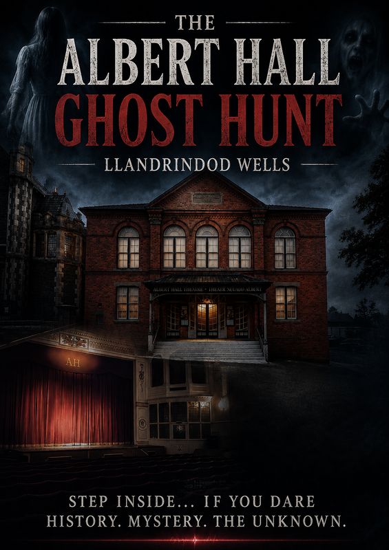 The Albert Hall Ghost Hunt - 08/08/2026 - £32 P/P