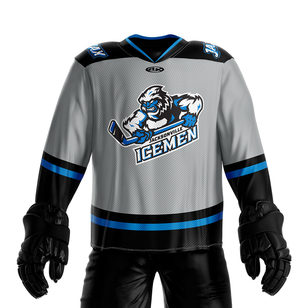 Jacksonville Icemen 26-27 Grey Away Adult Jersey