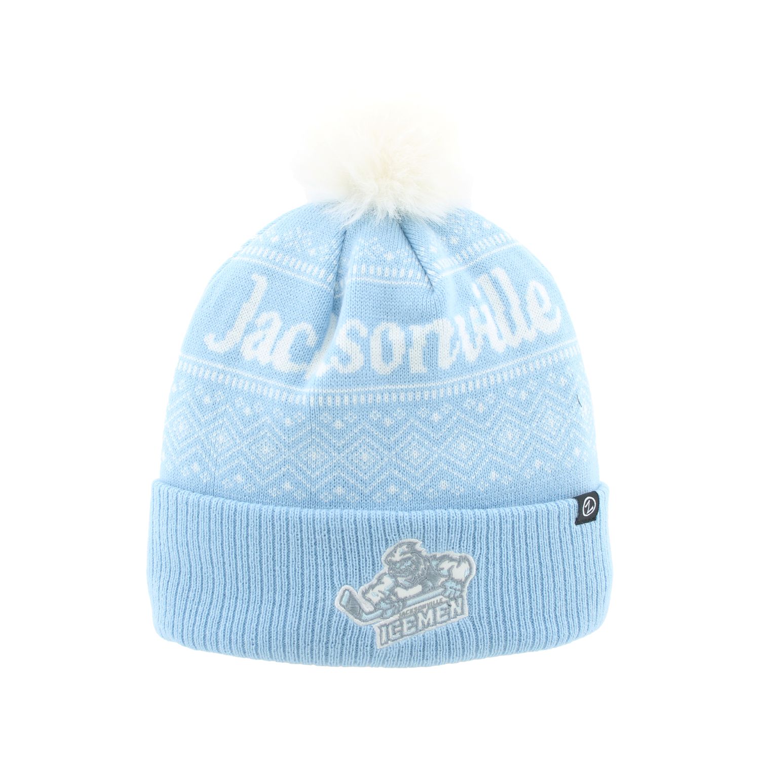 Icemen Pom Blue Glee Beanie