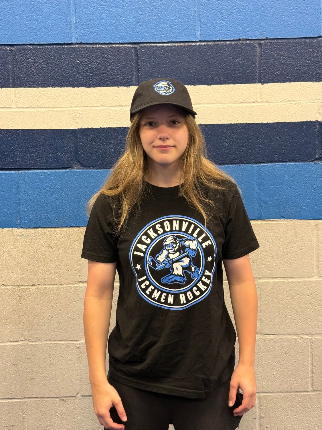 Jacksonville Icemen Black Circle Logo Youth Fine Jersey T-Shirt