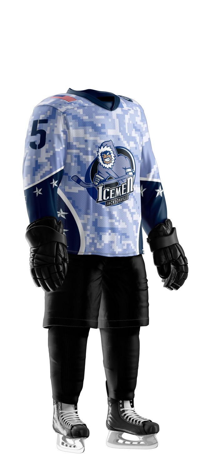 Jacksonville Icemen 25-26 Military Jersey