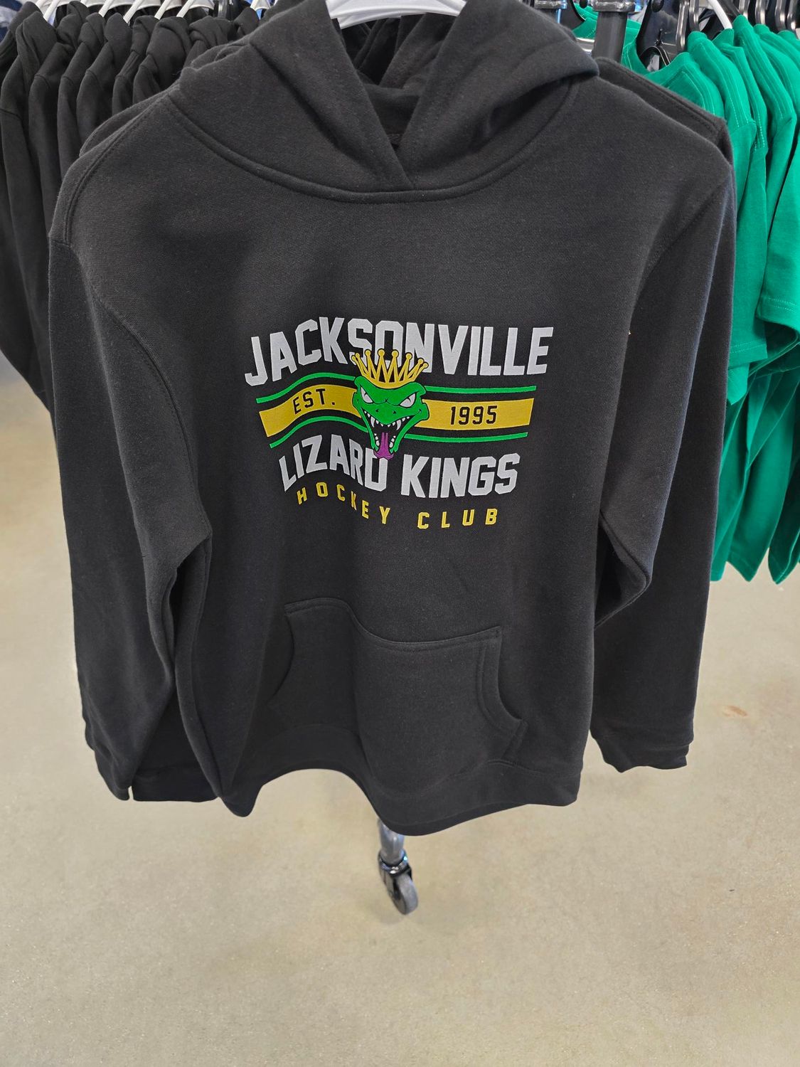 Lizard Kings Youth Black Striped Hoodie