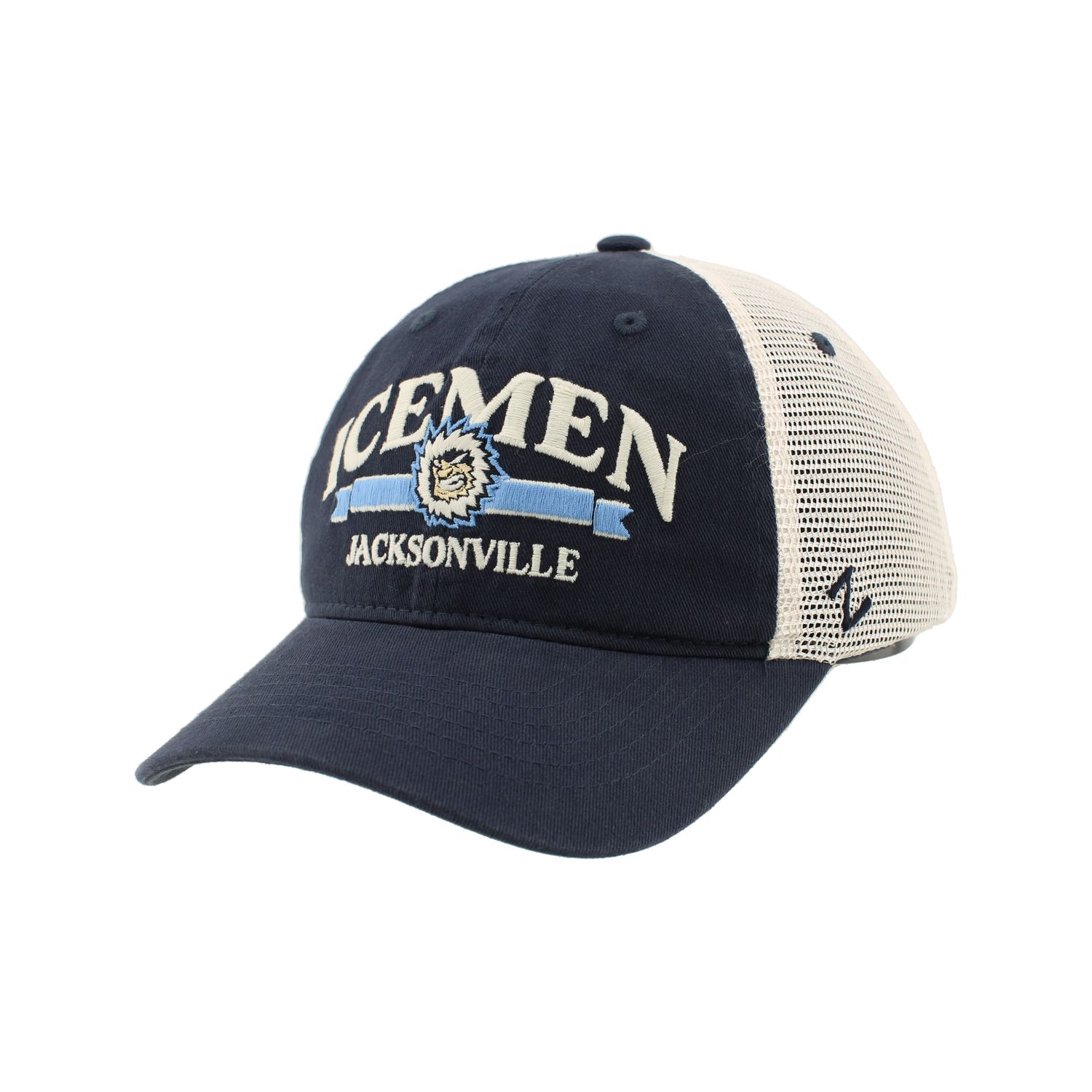 Jacksonville Icemen University Dk Navy/Stone Bookmark Hat