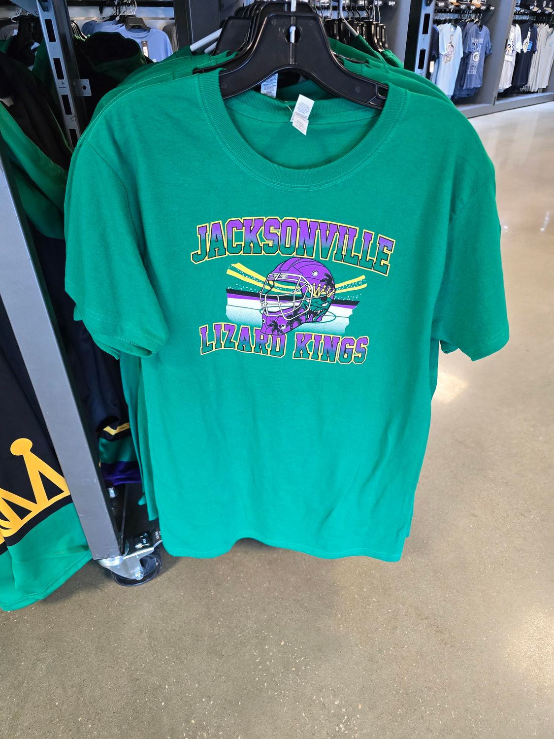 Lizard Kings Youth Green Helmet T-Shirt