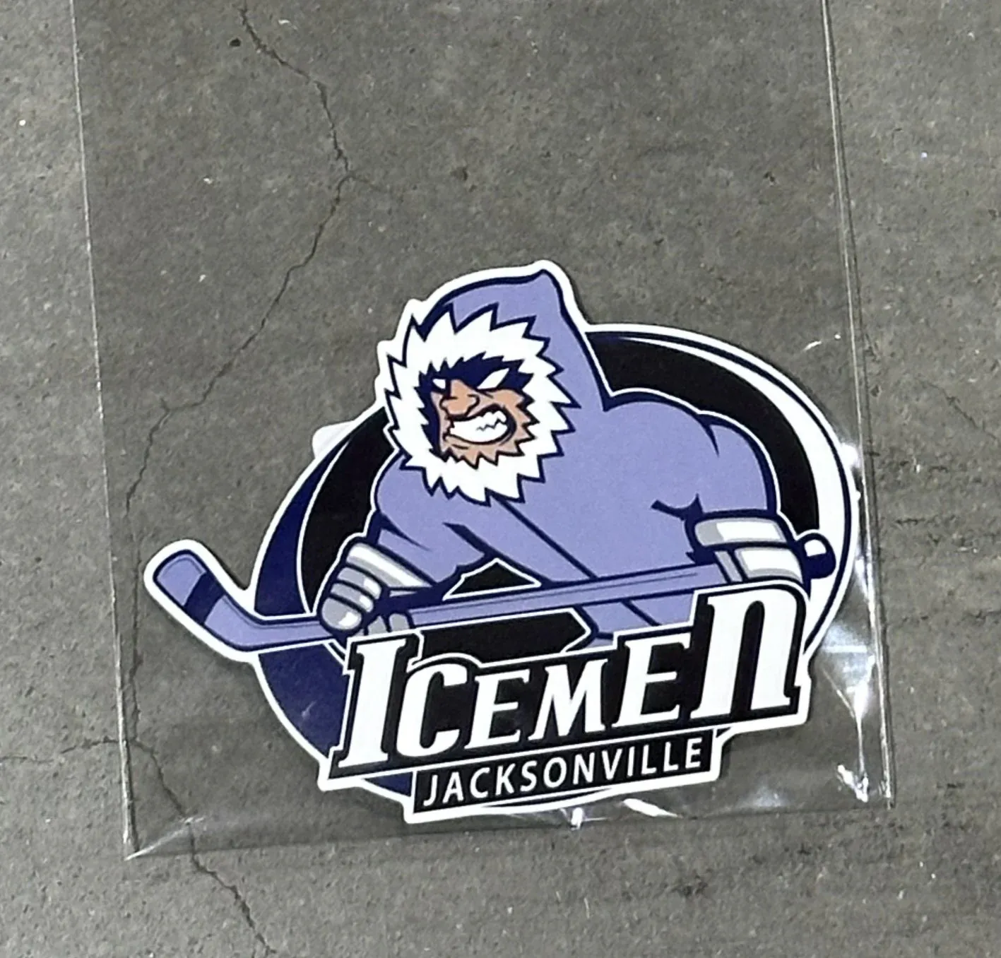Jacksonville Icemen Primary Logo Sticker