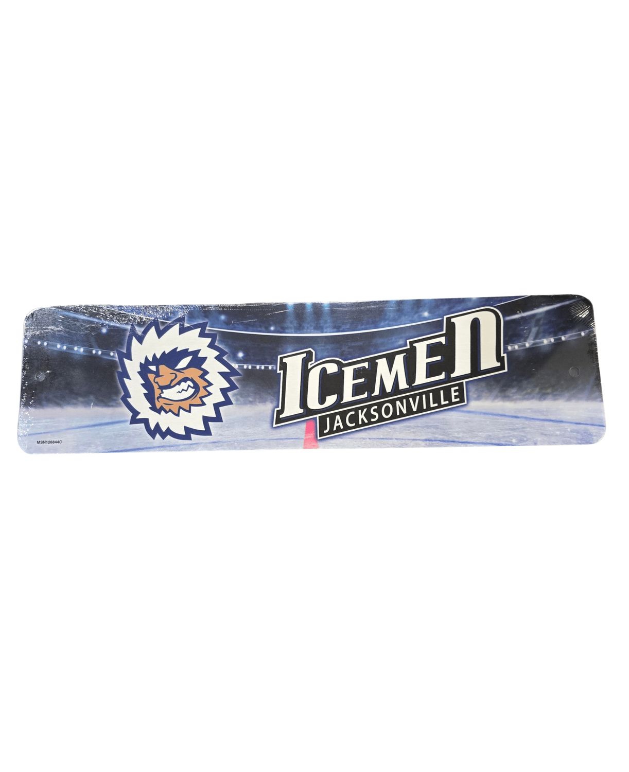 Jacksonville Icemen Metal Street Sign