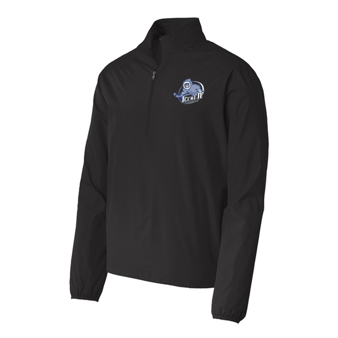 Icemen Black Zephyr 1/2 Zip Primary Patch Pullover