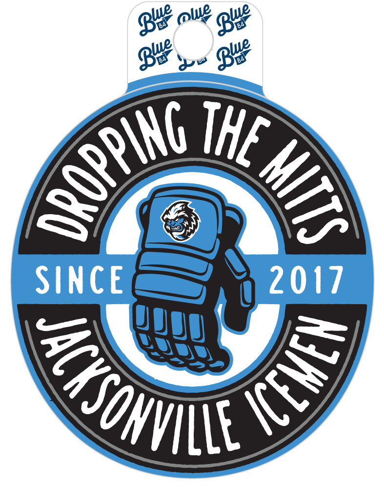 Icemen Dropping The Mitts Sticker
