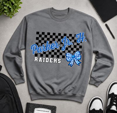 Checkers &amp; Bow (Parker JH) CREWNECK