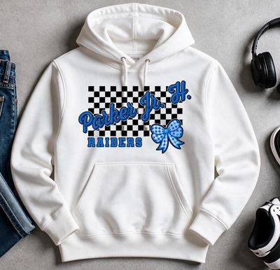 Checkers &amp; Bow (Parker JH) HOODIE