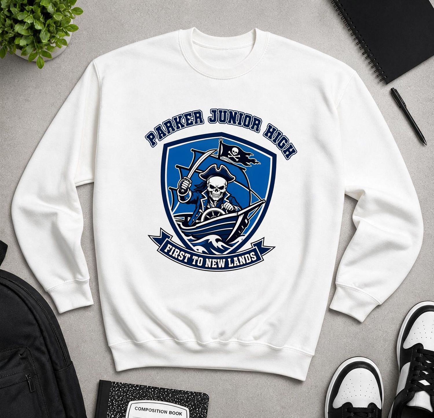 First to New Lands (Parker JH) CREWNECK