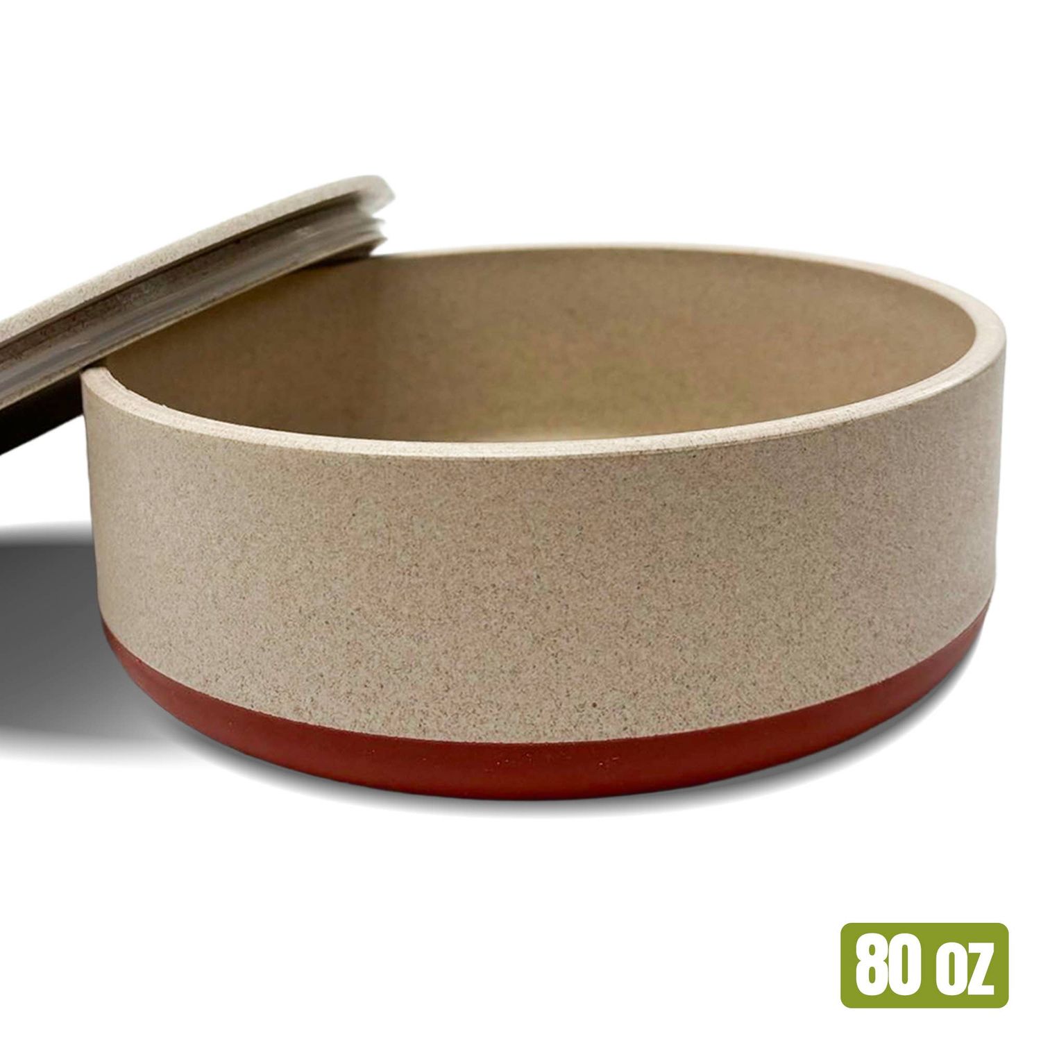 Palz&amp;Co Eco-Bowls With Lid, Color: Cinnamon, Size: 80 Oz