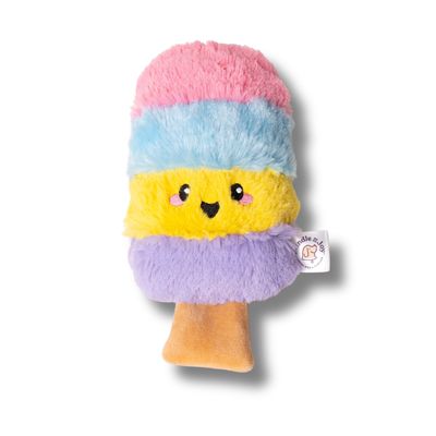 Poppin Popsicle Summer Dog Toy with Crinkle &amp; Squeaker 