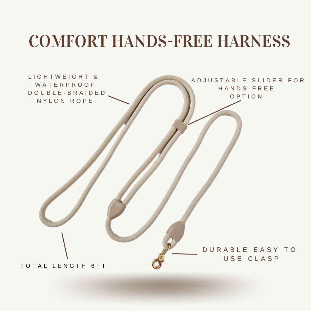 COMFORT HANDS-FREE LEASH - TOFFEE