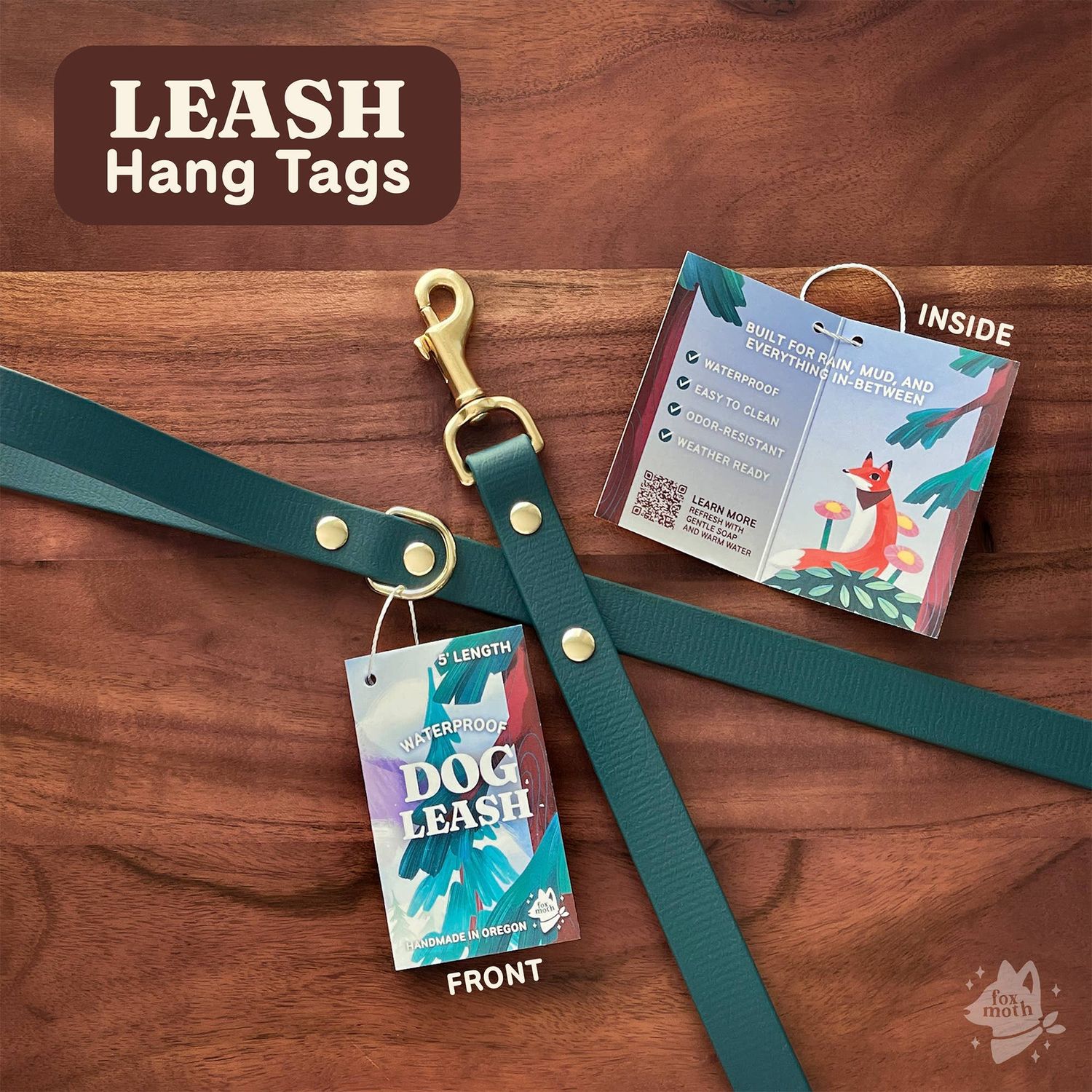 Hands-Free Dog Leash Waterproof and Handmade