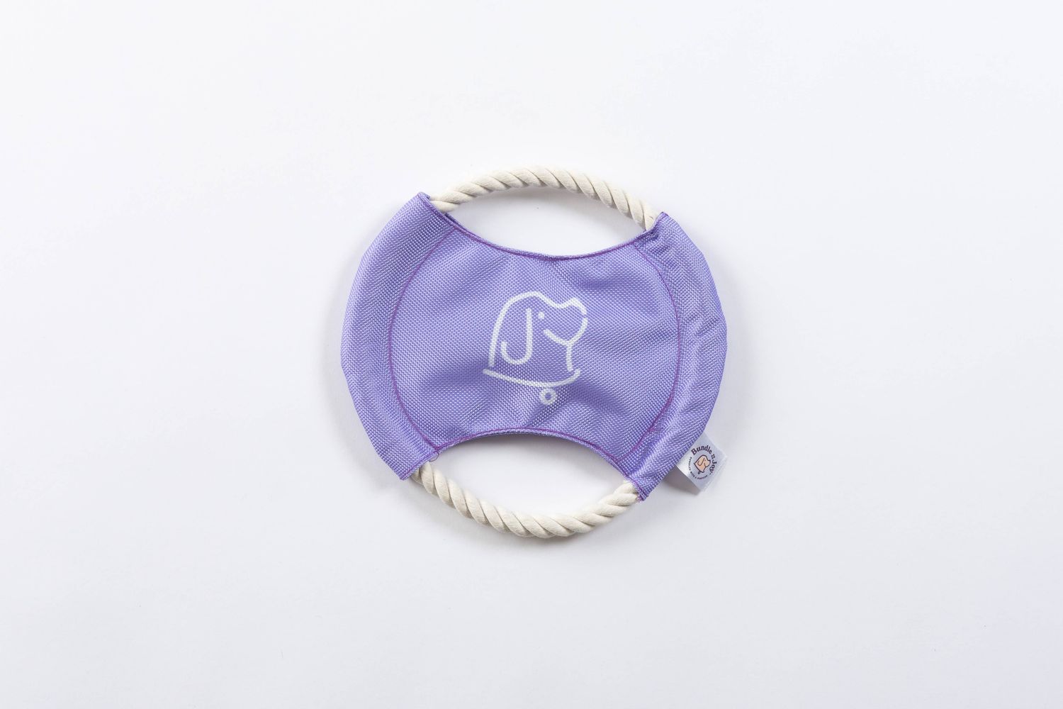 Rope Frisbee Dog Toy with Squeaker