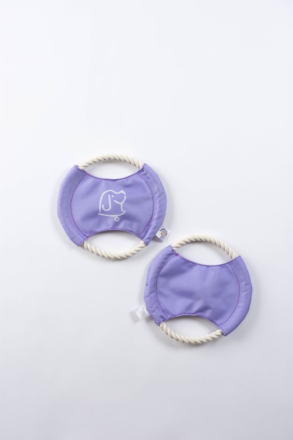Rope Frisbee Dog Toy with Squeaker