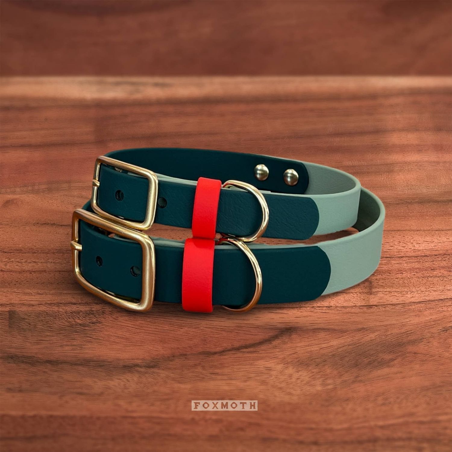 Waterproof Dog Collar &amp; Leash | Strawberry Matcha Design
