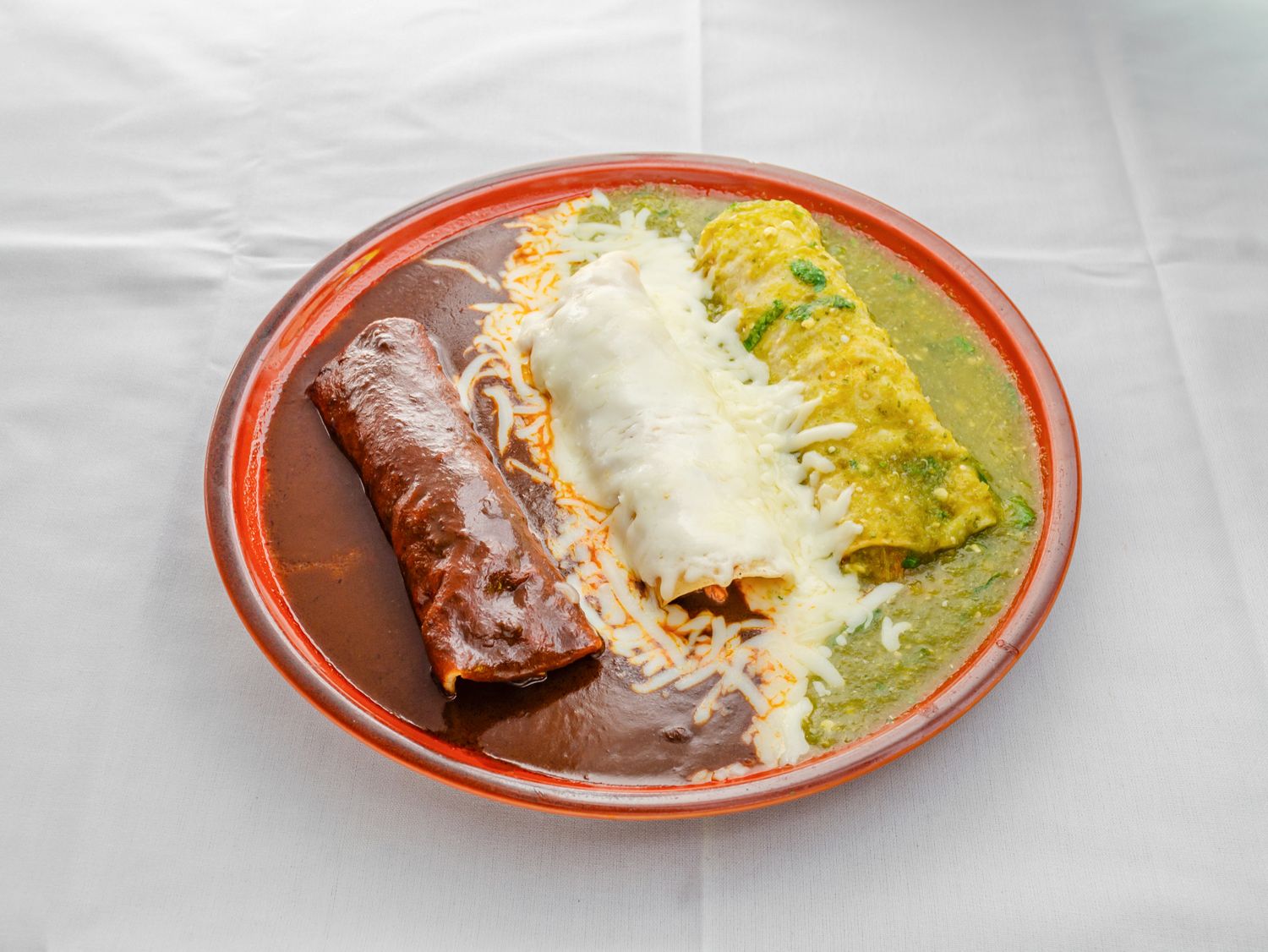 Enchiladas Bandera (3 colores)