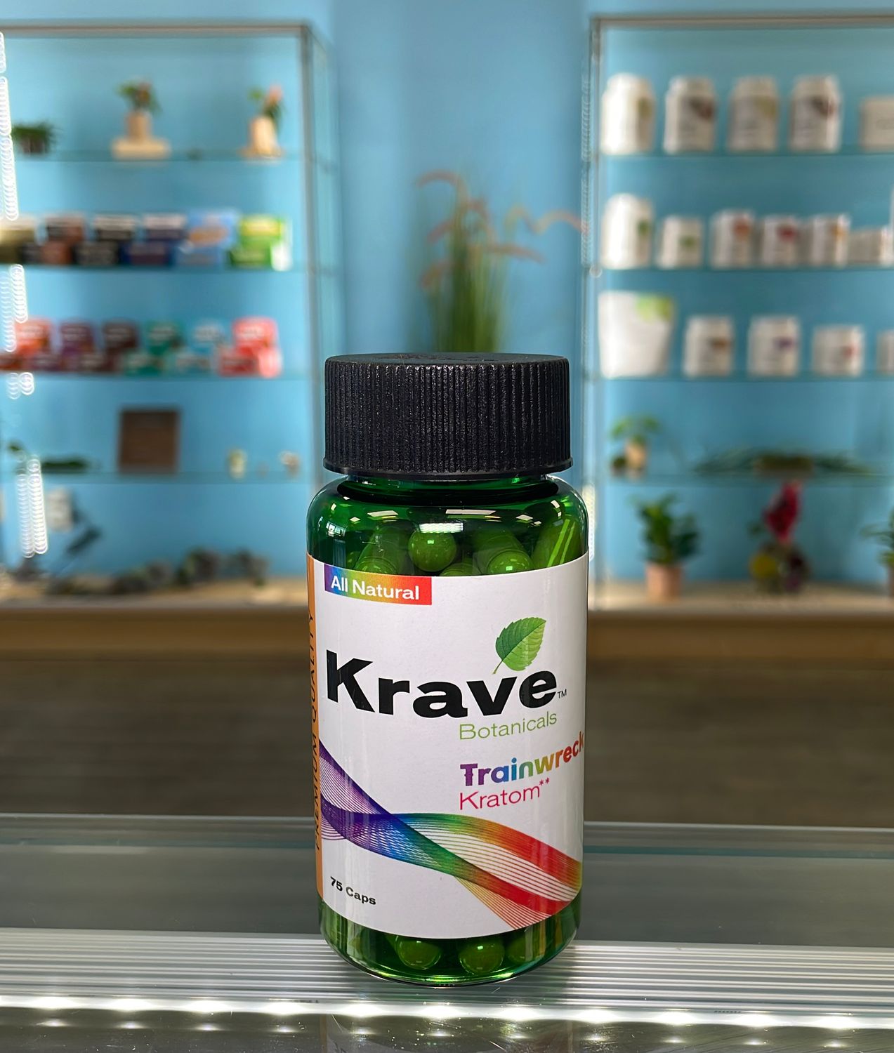 Krave Kratom Capsules 75ct - Trainwreck